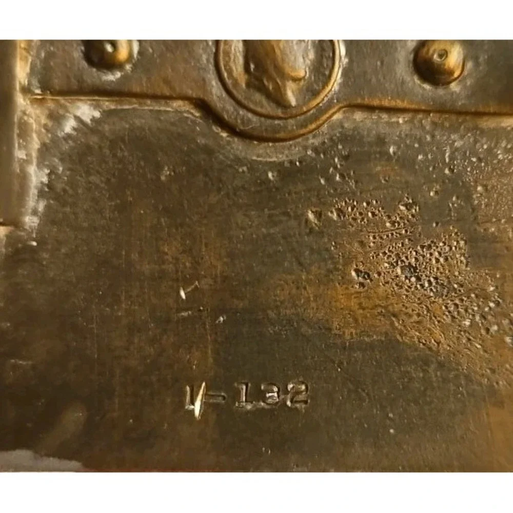 Vintage Anheuser Busch  Mens Brass Belt Buckle‎ / 1970's / 1-132  (522)